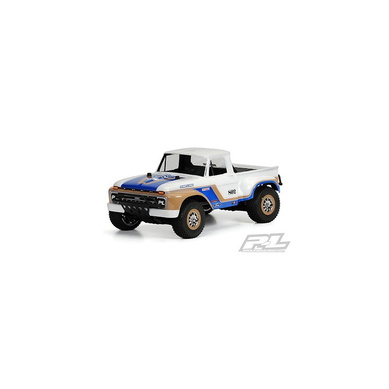 1966 Ford F-100 Clear Body (Sin Pintar) para Slash 2wd, Slash 4x4 y SC10