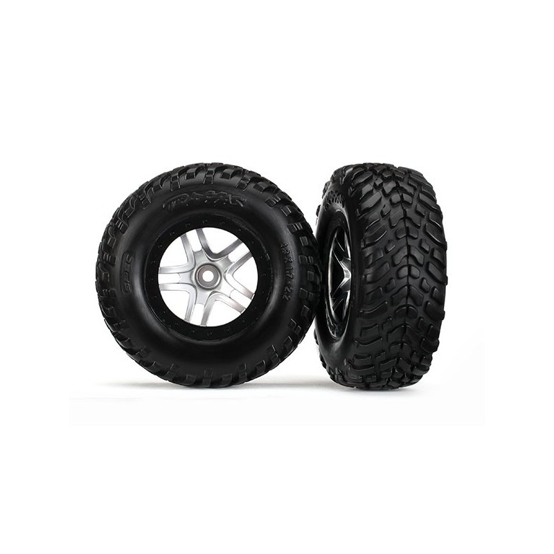 Ruedas completas Traxxas SC, Aro Negro (2pcs) TRX6892