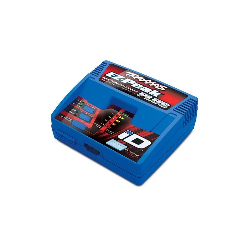 Cargador Traxxas para Lipo-Nimh EZ-Peak Plus 4amp con ID TRX2970GX