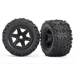 Ruedas completas Traxxas negras para E-Revo 2.0 (2pcs) TRX8672