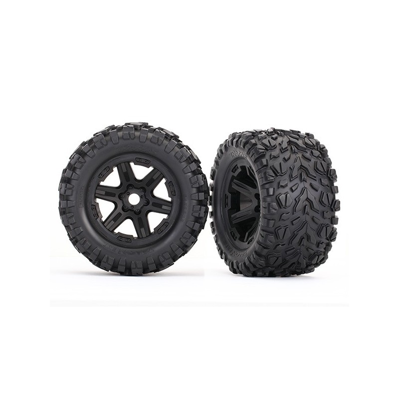 Ruedas completas Traxxas negras para E-Revo 2.0 (2pcs) TRX8672