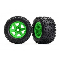 Ruedas completas Traxxas verdes (2pcs) TRX8672G