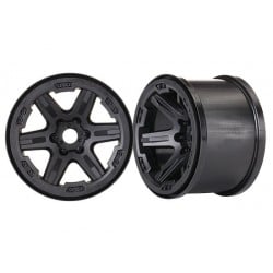 Llantas Traxxas 3.8 "negras (2pcs) TRX8671