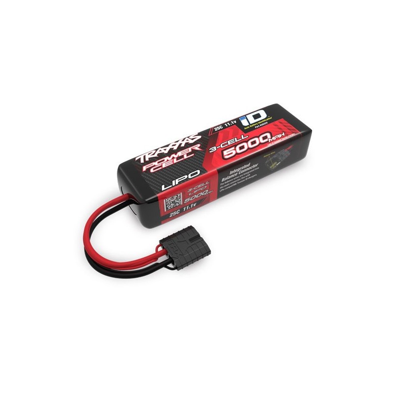 Bateria Lipo 5000mAh 11.1V 3S 25C, corta 135mm. Rustler VXL