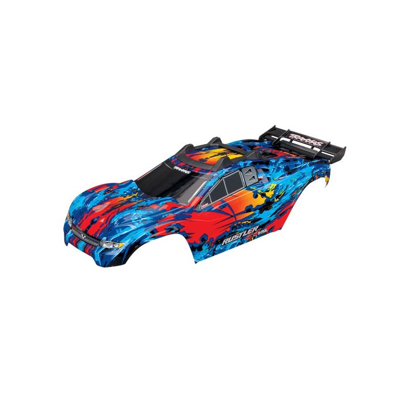 Carrocería Traxxas Rustler 4X4 VXL Rojo TRX6717R