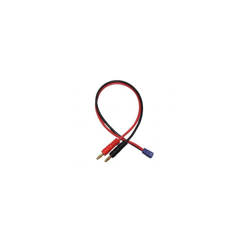 Cable bananas cargador baterías H-Speed conector EC3 (30cm) HSPC006