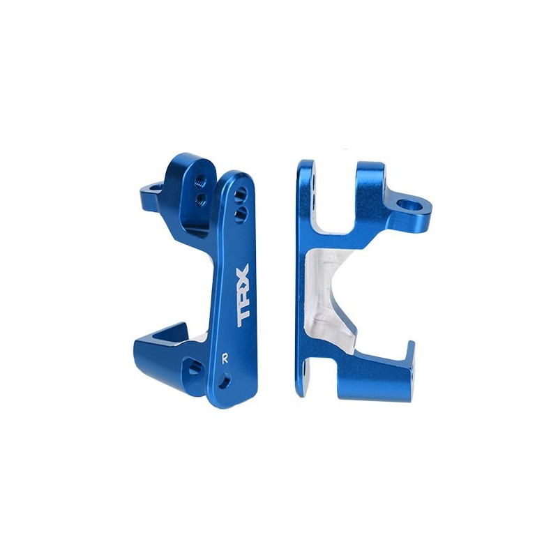 Bloques giratorios Traxxas cubos-c de aluminio anodizado azul 6061-T6 TRX6832X