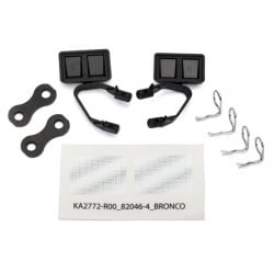 Espejos laterales para Traxxas TRX-4 Ford Bronco 1979 negros TRX8073