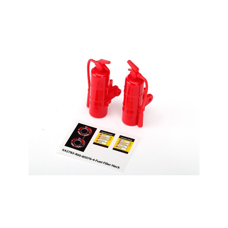 Extintor de decoración Traxxas color rojo (2pcs) TRX8422