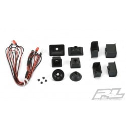 Pro-line Kit universal de luces LED delanteras y traseras para carrocerías crawler PR6317-00