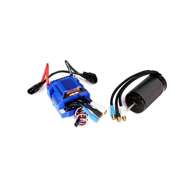 Combo Traxxas Velineon VXL-6s con motor de 2200Kv de 75mm y variador VXL6S TRX3480