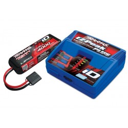 Traxxas Pack de bateria y cargador 3S - 1 Batería Lipo 3S 4000mah y 1 Cargador Ez-peak plus - TRX2994G