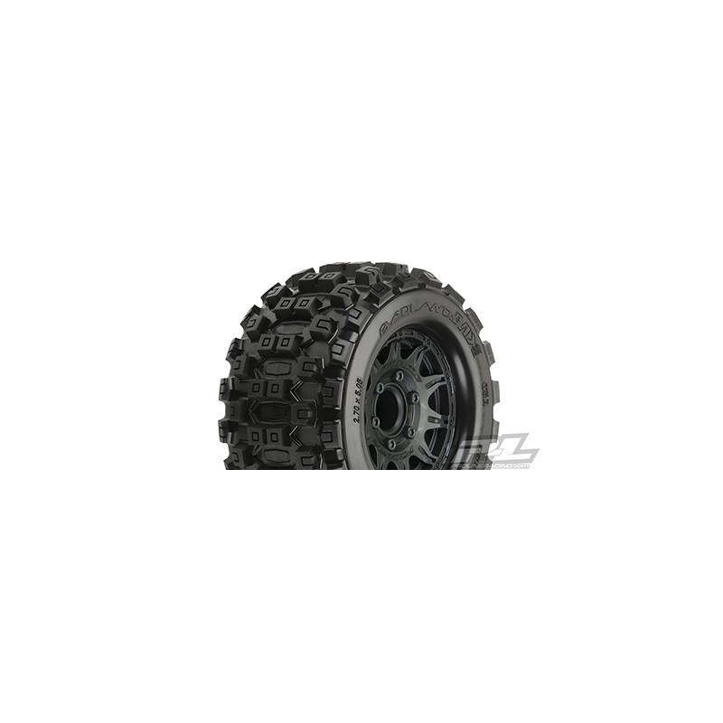 Ruedas Pro-line Badlands MX28 2.8" All Terrain montados en llantas Raid (2pcs) PRO1012510