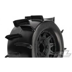 Ruedas completas Pro-Line Sand Paw de 2.8" Z3 con llanta Raid negra PRO1186-10