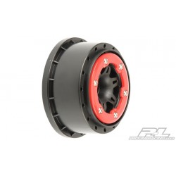 Llantas Pro-Line Split Six 2.2"/3.0" Red/Black Bead-Loc Delanteras Para slash 2WD (2pcs) PRO271404