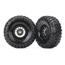 Ruedas Canyon Trail 1.9" Crawler Method 105 color Cromo negro Traxxas TRX-4 (2pcs) TRX8174