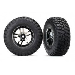 Ruedas Traxxas SC BFGoodrich Mud TA (cromo negro) S1 (2pcs) TRX6873T