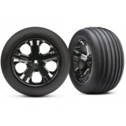 Ruedas Traxxas Delanteras 2WD cromo negro All star 2.8 (2pcs) TRX3771A