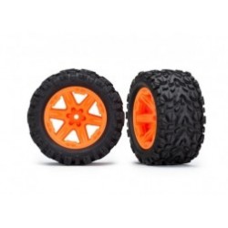 Neumáticos premontados Traxxas Talon EXT TSM de 2,8" con ruedas RXT (2) (naranja) TRX6773A