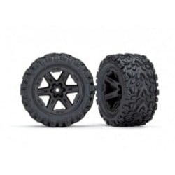 Neumáticos premontados Traxxas Talon EXT de 2,8" con ruedas RXT (2) (negro) (trasero eléctrico de 2 ruedas) TRX6774