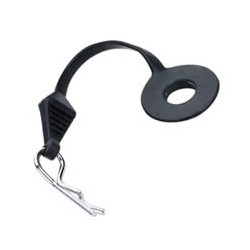 Clips de carrocería Fastrax con protector, Mediano Negro, 4Pcs