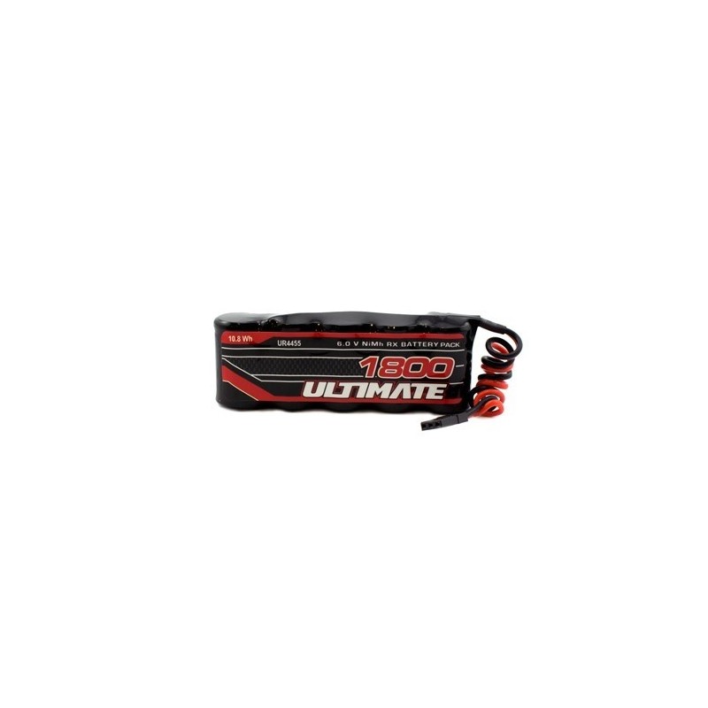 Batería Ultimate Racing NIMH para receptor 6.0V.1800MAH UR4455