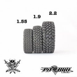 Neumáticos Pit Bull Braven Berserker 1.9 Scale Tires Alien Kompound con Espumas (2pcs) PB9017AK