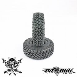 Neumáticos Pit Bull Braven Berserker 1.9 Scale Tires Alien Kompound con Espumas (2pcs) PB9017AK