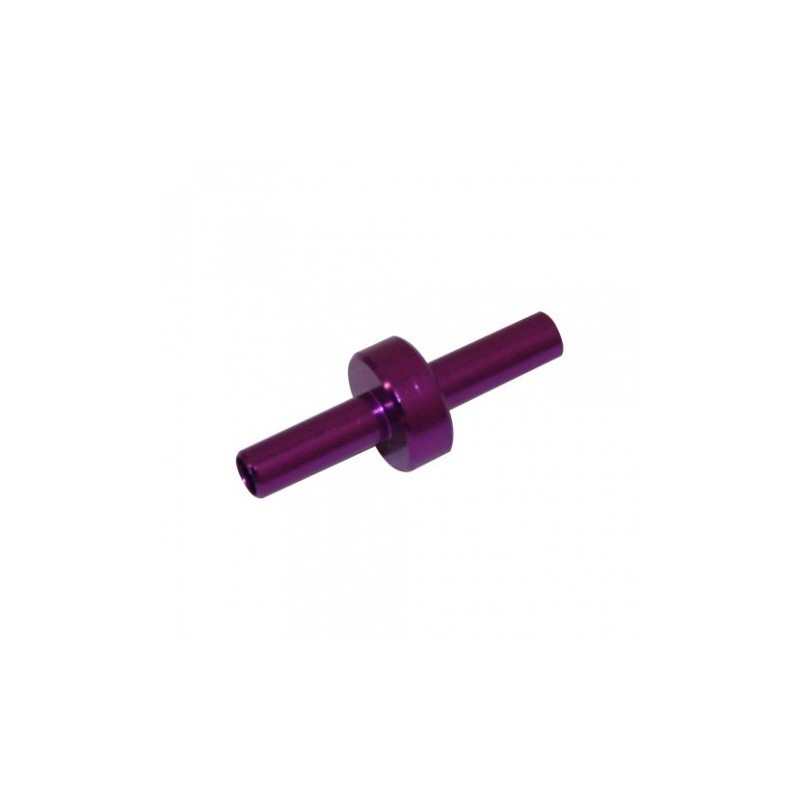 CONECTOR TUBO SILICONA PURPURA (1u.)