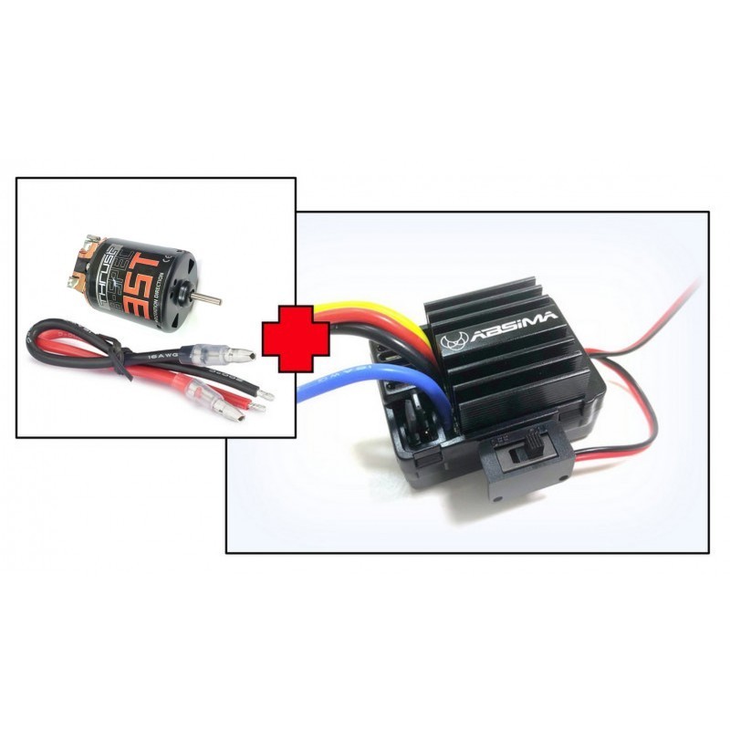 Combo Absima motor "THRUST B-SPEC" 35T Brushed ESC 40A 2100020