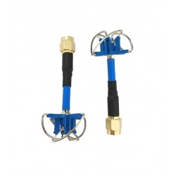 Antenas Aomway 5,8 GHz FPV 4 Leaf Clover AV Transmisión RHCP SMA MACHO (2pcs)