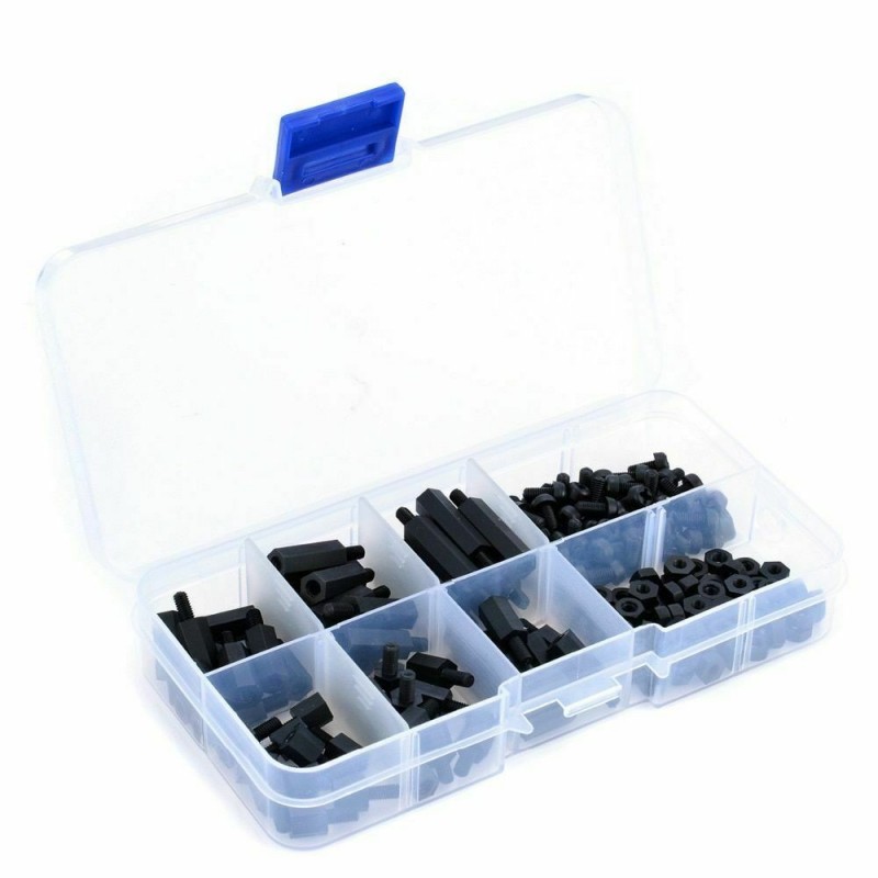 Caja de Tornillos de Nylon M2 (180pcs)