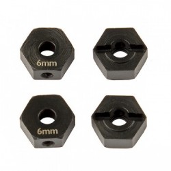 Hexágonos de rueda 6mm. de acero Element RC FT Enduro (4pcs) AE42076