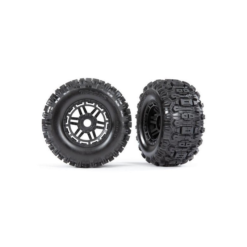 Ruedas completas Traxxas Sledgehammer, para Maxx (2pcs) TRX8973