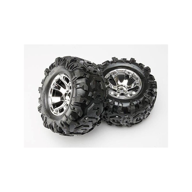 Ruedas Traxxas Summit Cromadas Canyon (2pcs) TRX5673