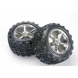 Ruedas Traxxas Completas Cromadas Gemini (Hex 14mm) (2pcs) TRX5374