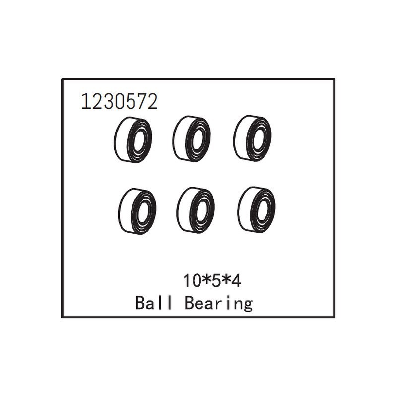 Cojinetes Absima 10X5X4 (6pcs) 1230572