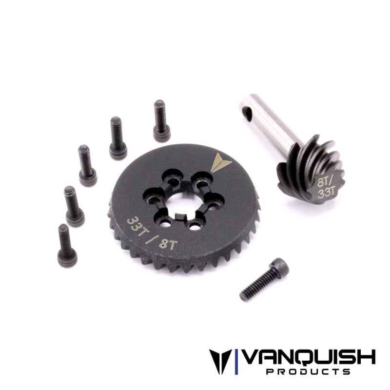 Juego de diferencial under-drive Vanquish AR44 EJE - 33T - 8T VPS08331