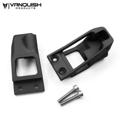 Torreta de amortiguador extendida Vanquish VS4-10 (Negro anodizado) (2pcs) VPS08453