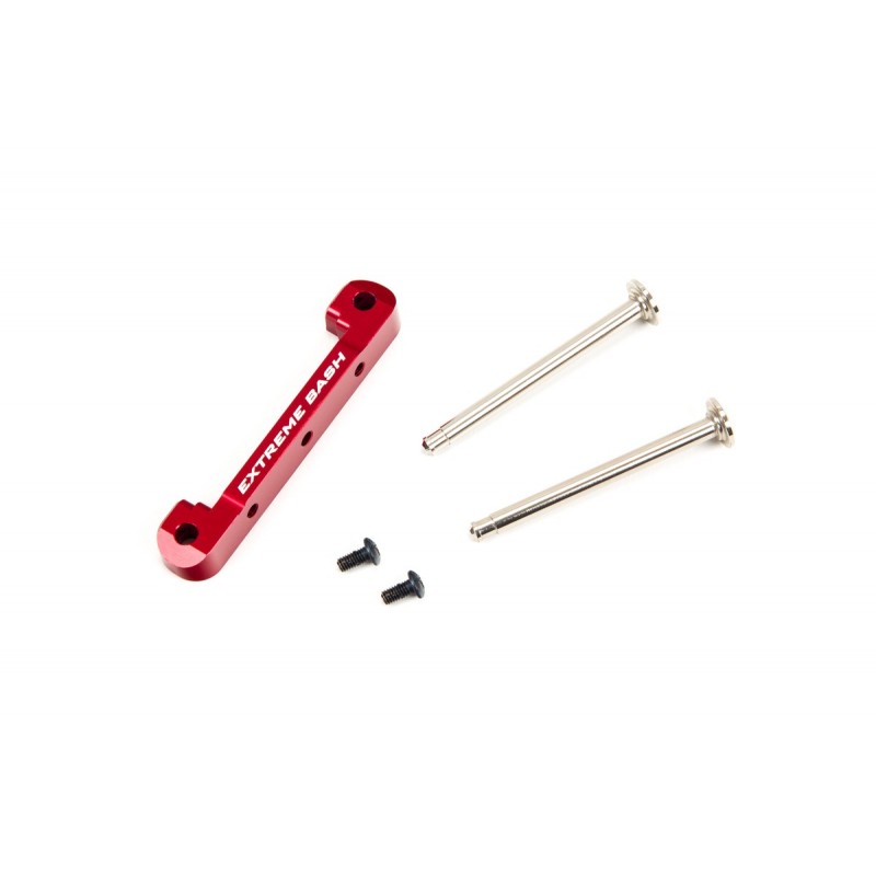 Soporte de Suspensión Delantero Arrma EXB Superior CNC Aluminio Rojo Kraton 6S ARA330659