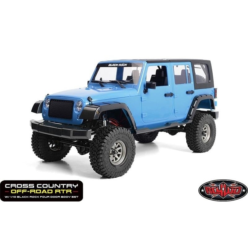 RC4WD Cross Country Off Road RTR 1/10 Black Rock con carroceria 4 puertas RC4ZRTR0046