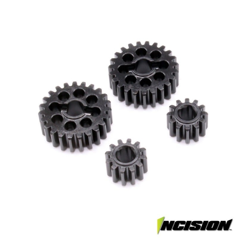 Conjunto de engranajes de los ejes pórticos Incision para axial SCX10-III estándar (12/23) IRC00286