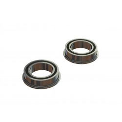 Rodamiento de bolas con brida 10x15x4mm 2RS (2pcs)