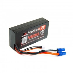 REACTION 2.0 4000mAh 7.4V 2S 50C Hardcase Shorty EC3