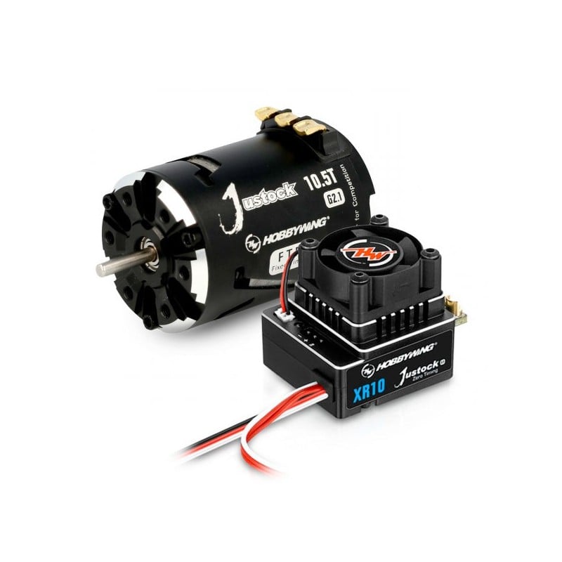 Combo Hobbywing XR10 Xerun Justock G3 10.5T Sensored Brushless 4000kV para 1:10 Drift HW38020319