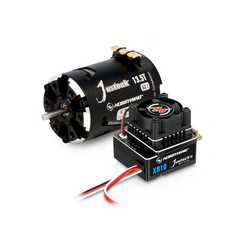 Combo Hobbywing XR10 Xerun Justock G3 13Turn Sensored Brushless 3200kV para 1:10 HW38020320