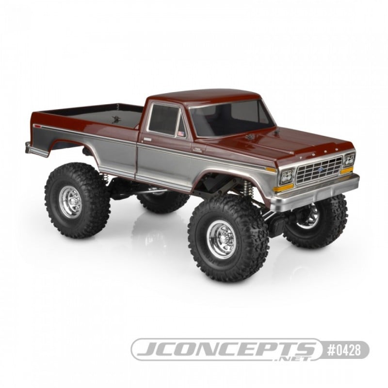 JConcepts 1979 Ford F-250 Scale Rock Crawler Body (Transparente) (12.3") JCO0428