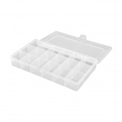 Caja clasificadora robitronic 18 compartimentos fija 210x119x34,5mm