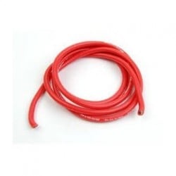 Cable de silicona 12AWG Rojo 1Metro WR1M