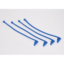 Retenedor de clip azul Traxxas para carrocería (4pcs) TRX5751